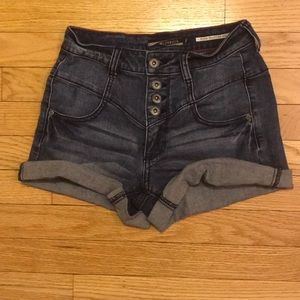 Hot Topic Lovesick High Waisted Denim Shorts